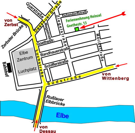 Anfahrtskizze
